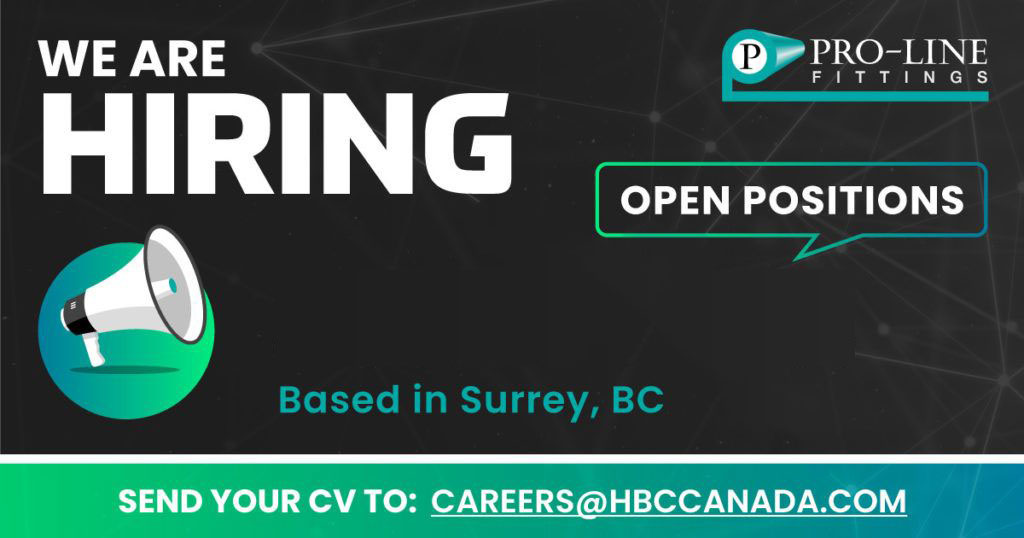 We are hiring in Surrey, BC